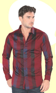 Camisa color vino