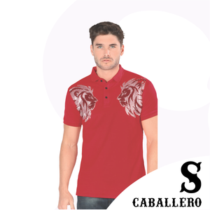 Camiseta polo color rojo