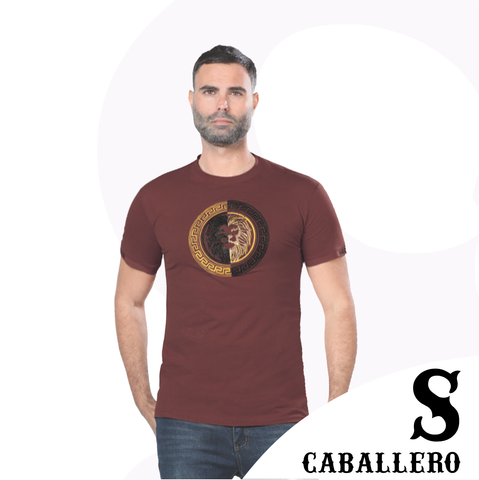 Camiseta color vino