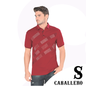 Camiseta polo color rojo