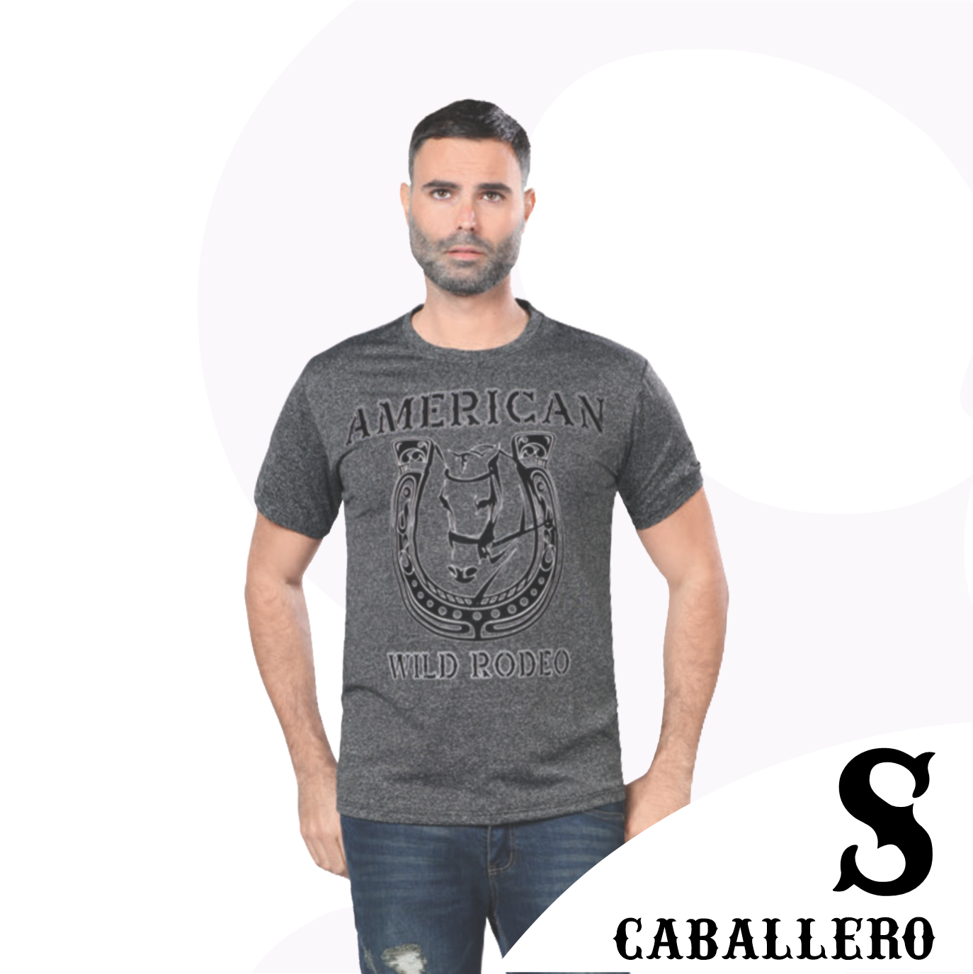 Playera color charcoal