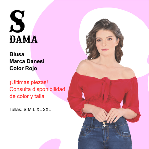 Blusa color rojo